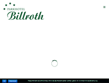 Tablet Screenshot of billroth.at